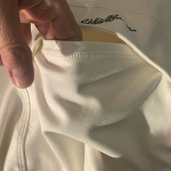 Eddie Bauer Women's Athletic Racerback Tank With Shelf Bra Beige Size LG - Picture 4 of 10